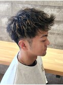 ジェットモヒカンアップバングショート刈り上げ