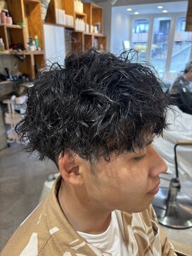 アメラボ(AmeLab) 名古屋天白区梅ヶ丘大人メンズツイストスパイラルパーマ
