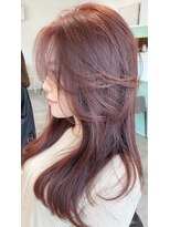 ヘアーメイク チョコ(hair make choco) 韓国風レイヤーカット/ブリーチ無し/透明感カラー/艶カラー/艶髪