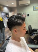 ツーブロック×スキンフェード