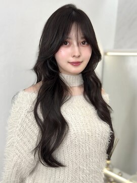 レイリー 原宿 表参道(Rayreee) 2wayバング　韓国ヘア　似合わせ　フェミニンロング