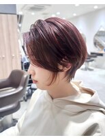 アース 鹿児島天文館店(HAIR&MAKE EARTH)&nbsp;ショートカット×アドミオカラー