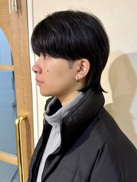 クレビアテン(CreBiA ten_) メンズ　ウルフカット　シースルーマッシュ