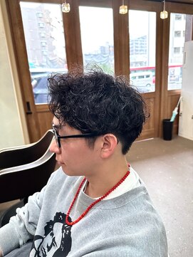 ポピイズ(POPPIES) メンズスタイル【アップバングパーマ】