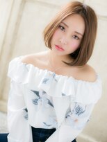 モッズ ヘア 福岡姪浜店(mod's hair)&nbsp;mod's姪浜/センターパート艶感ストレート美髪ワンカールボブi