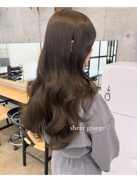 レア 渋谷(Le'a) 上品大人グレージュ♪ツヤ巻きスタイリングkyoka