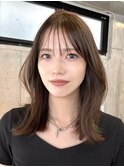 うるツヤオリーブベージュモテ髪色気くびれヘア美髪大人ヘア