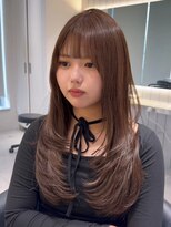 ロンドウル 熊本(Lond ulu) 韓国ヘア/ブリーチなし/顔周りカット/レイヤーカット/