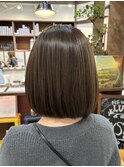 白髪ぼかし/白髪ぼかしハイライト/オリーブグレージュ