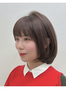 ディフィーノ 赤坂(DIFINO) レイヤーボブ/ショコラブラウン/スキバサミを使わない