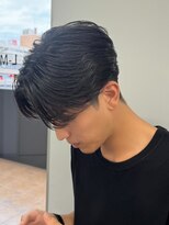 エルマーク 京都駅前(L-MARK) ニュアンスパーマ/センターパート/マッシュ/カルマパーマ/メンズ