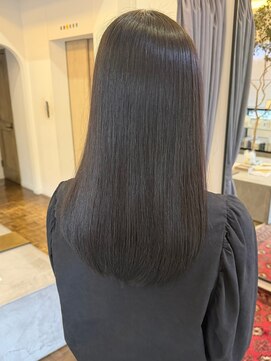 ヘアーアイスカルテット(HAIR ICI QUARTET) ブリーチなしカラー◎春カラー/グレージュ/小顔レイヤー