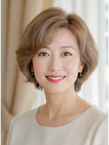 シャルマン 銀座(Charumante) 40代50代◎脱白髪染めハイライト夏カラー髪質改善美髪ボブ