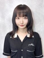 ルネラトーキョー(RUNERA TOKYO) ワンカラー 姫カット ブラウンカラー