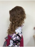 Pinky＊華やかサイド 着物アレンジ