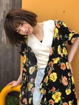 リンクス トウキョウ(LINKS TOKYO) スクエアボブ　切りっぱなし　今季ボブ