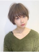 柔らかショートマッシュ