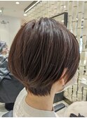 【30代40代50代】絶壁解消!えり足すっきり丸みショート