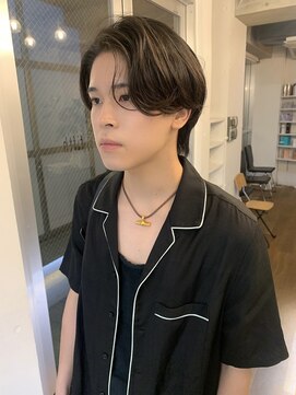 バイフィフス 原宿/表参道(by fifth) ◇センターパート 韓国ヘア ニュアンスパーマ トランクスヘア