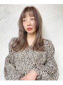 マロンベージュ/くすみベージュ/レイヤー/前髪/ブリーチ/柏駅