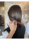 透け感ブラウン