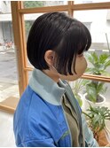 個性派ボブ○シンプルなデザイン