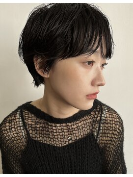 ロッソサンテ(rosso sante) ショートパーマ