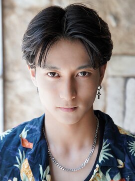 カライング(ing) モテる黒髪ネープレスショート束感モテ髪ワックスなしマッシュ