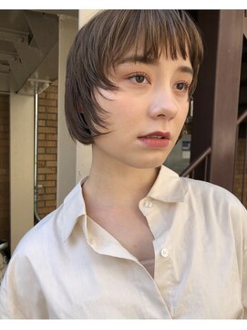 ルームヘア 代々木上原店(Room hair) ボブ/グレージュ/大人女性/レイヤー/ショート[代々木上原]