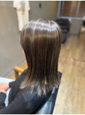白髪ぼかしハイライト