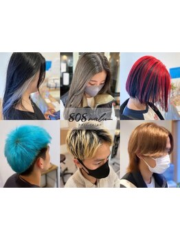 【発色・持ちの良さが自慢】ケアブリーチで透明感あるトレンドStyle☆理想の仕上がり♪インナーカラーも◎