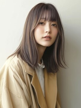 アルトリスト(Altruist Aging×HAIR&SPA) ★ダークアッシュ大人ガーリーボブ着物ミディアムレイヤーカット