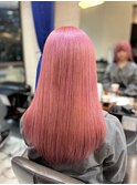 ブリーチカラー大人美人透明感カラーハイトーンホワイトピンク
