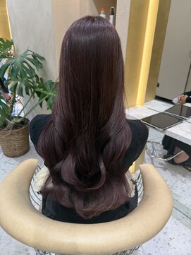 プアメリア 名古屋(Puamelia) 秋冬人気♪暖色カラー　カシスカラー　レッドバイオレット