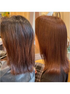 アロン(Allons Ginza) 【髪質改善】sins式シルク酸性ストレート