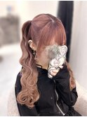 ハーフツイン【クランソア】ヘアメ/ヘアセット/心斎橋
