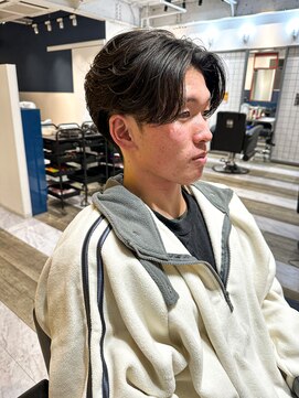 ルースト 京都河原町店(ROOST) ニュアンスパーマセンターパートダウンパーマセンター分け