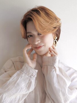 ヘアサロン セロ(Hair Salon SERO) 【セロ姫路】センターパート_ハンサムショート