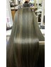 ≪当日同時施術OK≫質感調整矯正+全体カラー+カット+ケアトリートメント