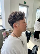 タブーアイ(TABOO.i)&nbsp;フェザーパーマ×ベージュメッシュ