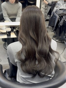 ロンドアヴァントゥス 池袋(Lond aventus) ワイドバングイメチェン美髪外ハネボブ+レイヤーカット韓国/池袋