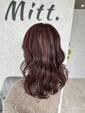 ミット 尾道2号店(mitt) ハイライトオンカラー