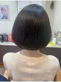 ボブ/イメチェン/美髪/マニキュア/40代/50代