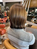 クレップスヘアーヒマワリ(CRE'PS HAIR HIMAWARI)&nbsp;ボブ　裾カラー