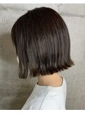 切りっぱなしボブ