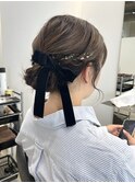 ヘアセット/シニヨンスタイル