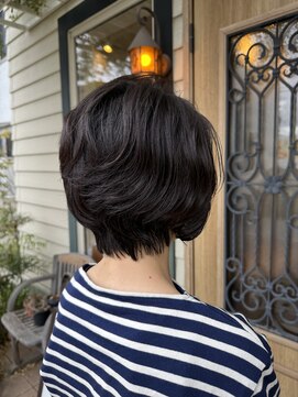 チョコレート(chocolate) 髪質改善大人可愛い20代30代40代50代ショートボブ