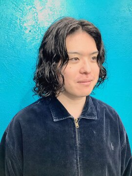 のあともあ ワイルドMIXパーマ