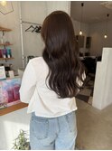 20代30代◎艶髪ブラウンベージュ×くびれミディレイヤー