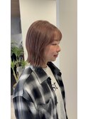 透け感ラベンダーベージュ